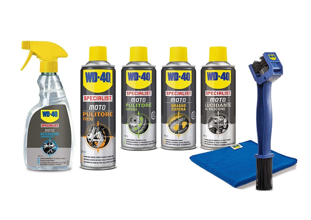 wd40 specialist prodotti spray pulizia black friday moto