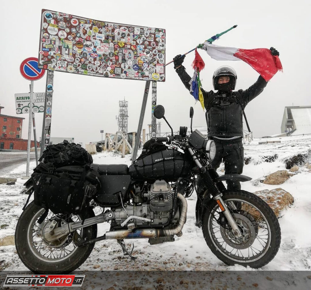 scrambler guzzi bandiera Abruzzo