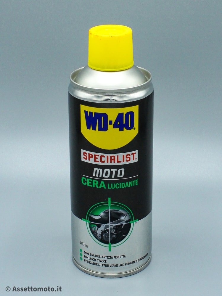 WD-40 specialist pulizia moto cera lucidante