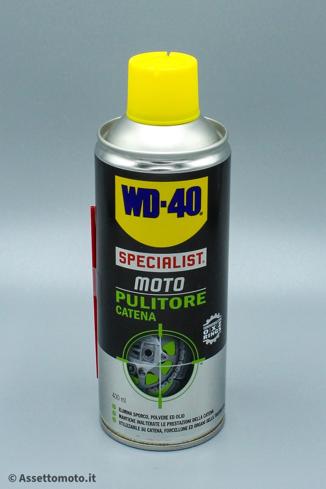 WD-40 specialist pulizia moto pulitore catena