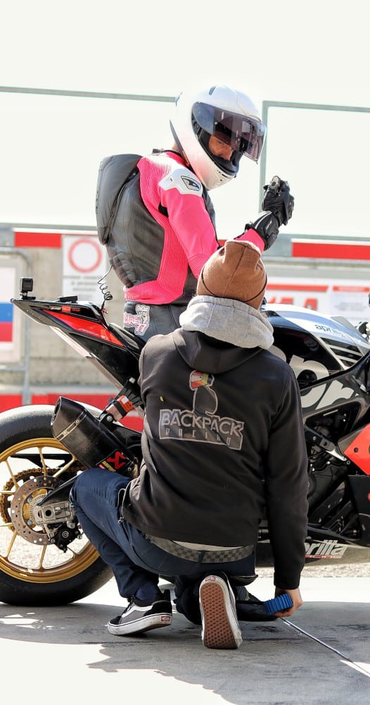 Backpack Racing di Edoardo Mazzuoli