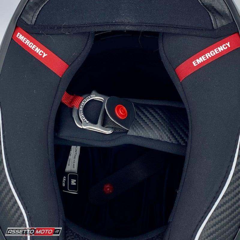 Come scegliere il casco da moto, chiusura doppio D