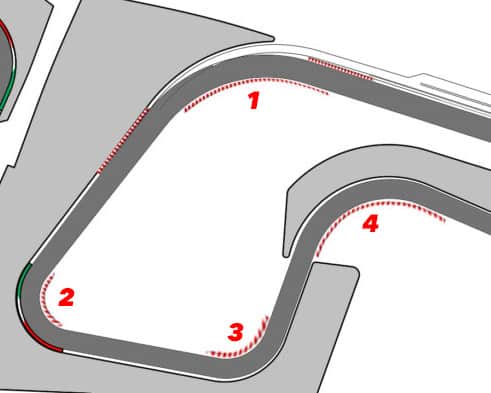 curva 1 2 3 nuovo tracciato cremona circuit