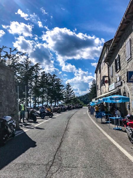 passo del muraglione in moto