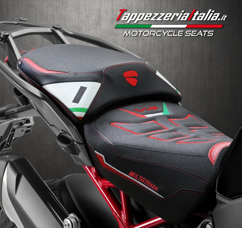 tappezzeria italia sella personalizzata ducati multistrada