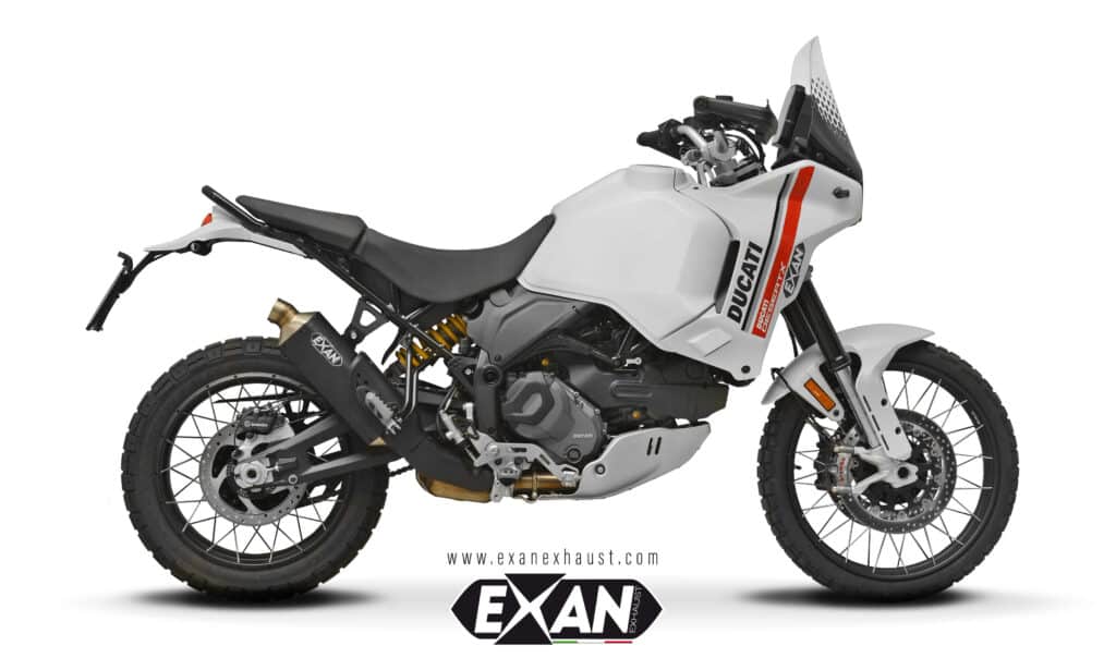 X-rally terminale scarico Exan per Ducati DesertX